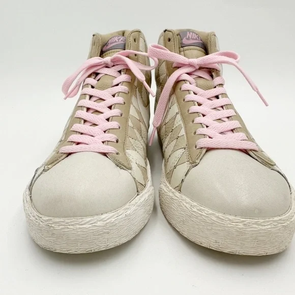 Nike Blazer High Premium 312457-212 Sail / White Men Size 8.5 (2007) Rare